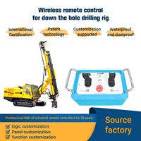 Télécommande radio sans fil pour plateforme de forage, personnalisée en usine, en fibre PA66 de haute qualité, étanche (portée 225m/5km), 11 fonctions