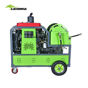Equipo Comercial de Desatascado de 150 Bares, Limpiador de Alta Presión, Máquina de Chorro para Tuberías de Drenaje - Product Image 4