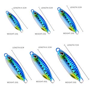 Esca Artificiale Professionale in Metallo 3D per Pesca in Acqua Salata e Dolce, Realistica, Stampata a 10 Colori, per Slow Pitch - Product Image 6