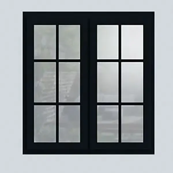 आधुनिक कस्टमाइज्ड ब्लैक कैसमेंट विंडो डबल ग्लेज़ेड एल्यूमीनियम कैसमेंट खिड़कियां काले