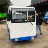 Camion-citerne à eau électrique miniature 4x2 avec essieu arrière entièrement suspendu, pompe semi-automatique et moteur