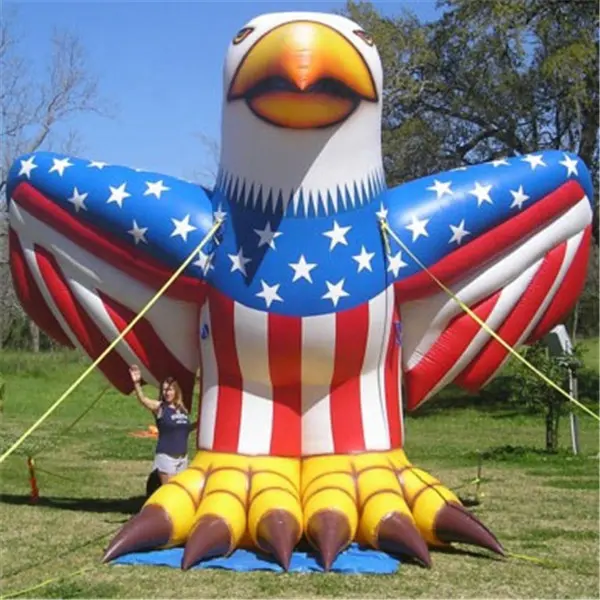 Globo inflable gigante del águila calva, modelo del águila inflable de la publicidad K2111