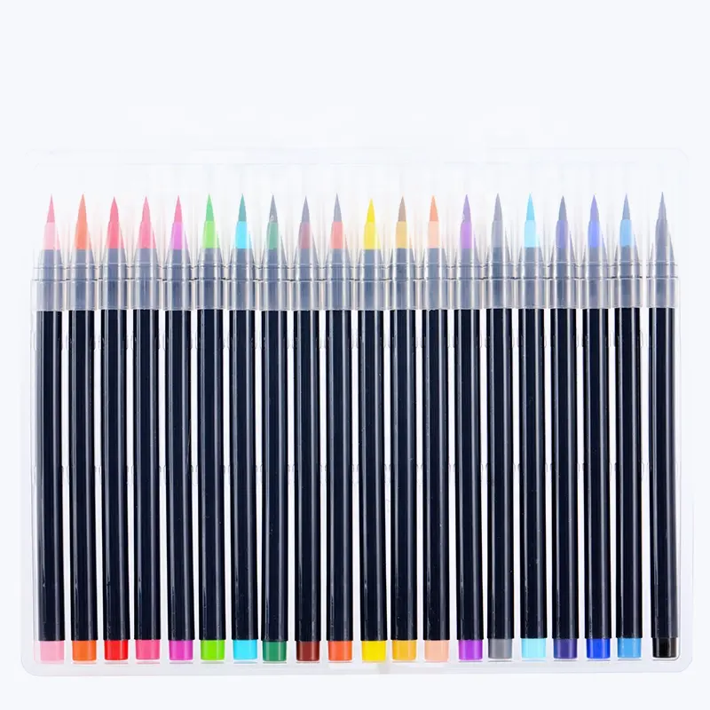 Long Tip Water Professional Sketch Watercolor Brush Marker Pen Set