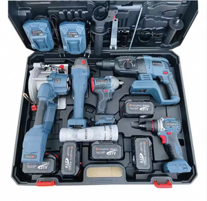 <span class=keywords><strong>4</strong></span> в <span class=keywords><strong>1</strong></span> Набор беспроводных электроинструментов бесщеточный многофункциональный с жестким чехом включает в себя электрический ключ OEM - Product Image 1