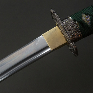 <span class=keywords><strong>Spada</strong></span> Longquan 104cm in Acciaio T10, Katana Verde Magica, Set Regalo di Lusso per <span class=keywords><strong>Uomo</strong></span> con Scatola in Broccato, <span class=keywords><strong>Spada</strong></span> Samurai per Cosplay e Decorazione Casa - Product Image 5