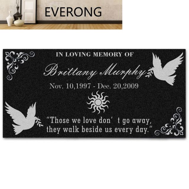 Granite Pet Memorial Plaque: Custom Small Animal Laser Engraved Monument Dog Memorial Granite Cat Memorial Granite