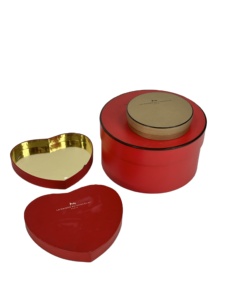 RM satış düşük adedi kalp şekilli ebru karton karton hediye kutusu sevgililer günü şekerler parfüm çiçekleri-lady kutu ambalaj - Product Image 5