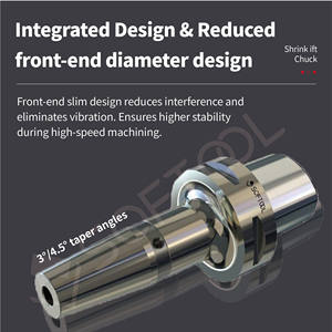 ที่จับเครื่องมือจับแบบหดได้สำหรับ <span class=keywords><strong>HSK40E</strong></span> ศูนย์เครื่องจักร CNC ดีไซน์ล่าสุด - Product Image 3