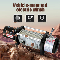 Cabrestante Eléctrico de 9500 LB con Control Remoto Inalámbrico |   Winche de Rescate Todoterreno para Autos/Camionetas/SUV/Winche de Remolque y Tracción de Uso Pesado