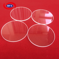 Plaque de verre trempé ultra transparente à faible teneur en fer, ronde, de 0,5 mm, 0,7 mm, 1 mm, 1,5 mm, 2 mm, pour éclairage