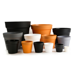 Yicai Many Size Color Garden Succulents Mini Plastic Flower Pot Simple Green Macetas Ollas Plant Pots Flowerpot