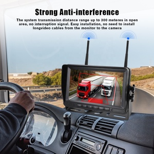 Sistema di Telecamere per Auto Wireless 1080P con Schermo <span class=keywords><strong>da</strong></span> 7 Pollici, Sistema BSD, Monitor di Sicurezza Posteriore per Camion Pesanti e Veicoli RV - Product Image 2