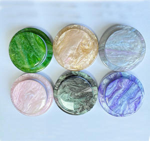 Оптовая продажа, держатель для телефона, сублимационные заготовки сотовой связи, индивидуальный логотип, квадратная прозрачная мультяшная рукоятка для телефона - Product Image 2