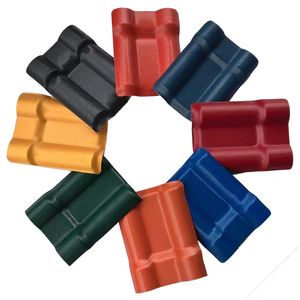 モダンな耐紫外線ASA PVC合成樹脂波板屋根タイル、ホテル、別荘、アパート向けコロニアルスタイル - Product Image 1