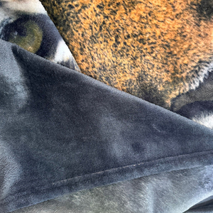 ZT personalizado nuevo elegante ligero transpirable verano visón Tigre estampado edredón mantas - Product Image 3