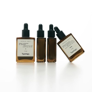 Pipette en verre à revêtement <span class=keywords><strong>de</strong></span> couleur carrée <span class=keywords><strong>de</strong></span> 30ml 50ml Bouteilles <span class=keywords><strong>de</strong></span> sérum Fabricants d'huile essentielle Flacons compte-gouttes en verre avec bouchon compte-gouttes - Product Image 3