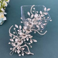 Offre Spéciale – Appliques Décoratives Florales en Métal 3D avec Strass pour Robes et Vêtements (DIY)