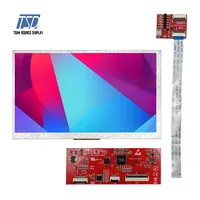 شاشة 7 بوصات ، 7 بوصات ، دقة 800 × 480, واجهة UART ، IPS ، TFT ، LCD ، بالسعة ، شاشة تعمل باللمس مع PCBA