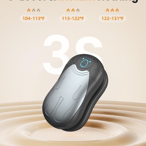 Chauffe-mains magnétique portable rechargeable 2-en-1 mignon pour l'extérieur, ensemble de chauffe-mains magnétique à double face avec fonction de charge - Product Image 3