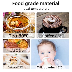 Portable Car Heating Cup 400ml Stainless Steel Touch Screen Digital Display Water Warmer Bottle Cup Car <b>Kettle</b> Intelligent Car E - Product Image 6