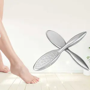 High End Pedicure Callus Remover Double-Sided Stainless Steel Foot File for Feet Heel Hard and Dead Skin