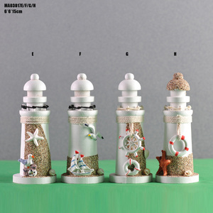 Torre de Vigilancia de Madera de Pino Oceánico, Estilo Mediterráneo, para Decoración de Mesa en <span class=keywords><strong>el</strong></span> Hogar o Habitación Infantil - Product Image 4