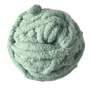 Factory Wholesale Thick <b>Polyester</b> Chenille Chunky <b>Yarn</b> for Arm Knitting Chenille Blanket - Product Image 6
