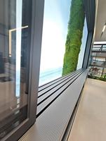 Ventana Abatible de Aluminio con Rotura de Puente Térmico, Doble Acristalamiento, Insonorizada, para Villa, con Certificación CE