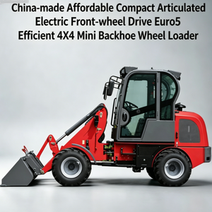 Mini-chargeuse sur pneus haute efficacité Euro V, capacité <span class=keywords><strong>1000</strong></span> kg, pour travaux agricoles et de construction, importée de Chine - Product Image 1
