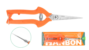 กรรไกรตัดกิ่งบอนไซแบบใช้มือ รุ่นทดลองใช้ฟรี สำหรับงานอุตสาหกรรมและ DIY ดีไซน์แบบ Bypass Ratchet ผลิตจากสแตนเลส พร้อมด้ามจับพลาสติกกันลื่น - Product Image 3