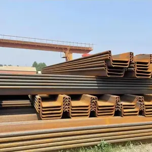 2# 3# 4# Larsen Pile SP-III Water Stop Cofferdam U-shaped Steel Sheet Piles 4mm To 12mm