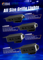 Le plus récent voyant d'avertissement de taille multiple Kit de lumière de gril LED haute luminosité éclairage auxiliaire automatique DRL pour le ramassage de camion ATV de voiture