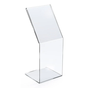 Tùy chỉnh Acrylic Nệm vé chủ sàn Acrylic Poster hiển thị đứng Deluxe rõ ràng Nệm dấu hiệu chủ hiển thị - Product Image 3