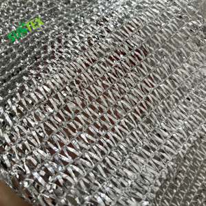 Cortina de aluminio con 50% de sombreado y ojales para coche, cubierta reflectante plateada para sombra exterior de tienda de campaña - Product Image 1