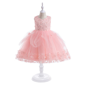 <span class=keywords><strong>Vestido</strong></span> de Niña con Mariposas 3D Blancas, <span class=keywords><strong>Vestido</strong></span> de Princesa de Tul <span class=keywords><strong>para</strong></span> Boda, <span class=keywords><strong>Primera</strong></span> <span class=keywords><strong>Comunión</strong></span>, Bautizo, <span class=keywords><strong>Vestido</strong></span> Formal <span class=keywords><strong>para</strong></span> Niña Pequeña, Venta al Por Mayor - Product Image 4