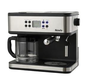 Cafetera Digital <span class=keywords><strong>2</strong></span> en 1 para Espresso y Café de Goteo, 20 Bares, 1850W, Programable 24H, Pantalla LCD, Selector de Intensidad, Tanque de 1.5L - Product Image 1