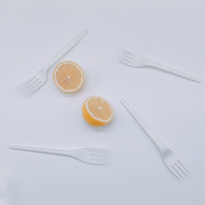 Ensemble de couverts robustes et compostables en CPLA PLA pour steak et salade, idéal pour la restauration et le camping - Product Image 5