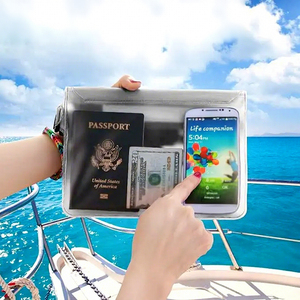 Waterproof Waist <b>Bag</b> Dry Pouch with Adjustable Strap Transparent Phone Holder for Swimming Beach Kayaking Boating Water Sports - Product Image 4