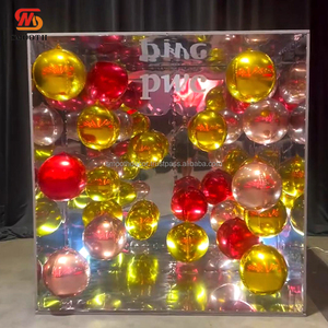 Espejo Rectangular Liso con Luz LED de Metal y Hierro para Bodas, Cabina de Fotos con Fondo Personalizable en Tamaño y Color - Product Image 2