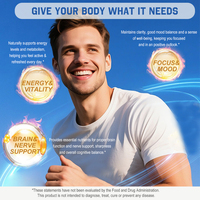 Capsules de Vitamine B Complex en Marque Blanche OEM pour le Soutien Énergétique et le Système Immunitaire, pour Adultes, Personnalisables