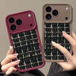 Funda Protectora <span class=keywords><strong>de</strong></span> TPU Suave con Diseño <span class=keywords><strong>de</strong></span> Rejilla <span class=keywords><strong>de</strong></span> Lujo para Teléfono Móvil <span class=keywords><strong>iPhone</strong></span> 17 11 15 Pro - Product Image 3