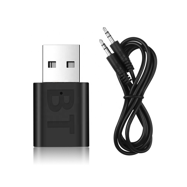 USB Wireless Bluetooth Receiver Adapter Music 3.5mm AUX Car Audio Adapter for Speaker Audio bluetooth Receiver