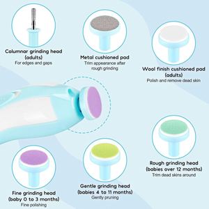 Cortauñas Eléctrico Seguro para Bebés con Luz, Kit de Cuidado de Uñas, Pulido y Recorte, Funciona con Batería - Product Image 2