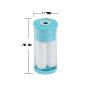 새로운 대형 플럭스 세척 가능 PVDF 10x4.5 20x4.5 점보 중공사막 UF 카트리지 멤브레인 - Product Image 3