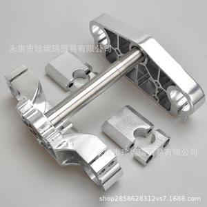 Plaque de connexion supérieure et inférieure en aluminium de 33 mm pour amortisseur de moto Gao Sai Xiao Fei Ying – Pièce de rechange - Product Image 5