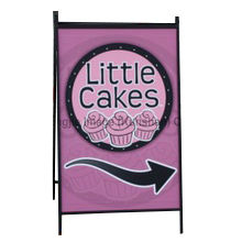 Soporte de cartel de acera de tablero A de doble cara, <span class=keywords><strong>pizarra</strong></span>/<span class=keywords><strong>pizarra</strong></span> blanca, perfecto para cafetería, promoción de tienda - Product Image 4