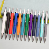 Stylos à bille rétractables en plastique blanc de fabrication chinoise les plus populaires - Impression personnalisée du logo de la marque sur le stylo à bille