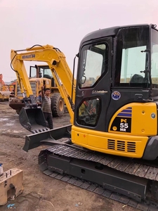 Miniexcavadora Usada Komatsu PC55 PC55mr-2 PC35mr-3 PC30mr-2 PC40mr-2 PC55mr-2 Excavadora Komatsu con Bandas de Goma - Product Image 5