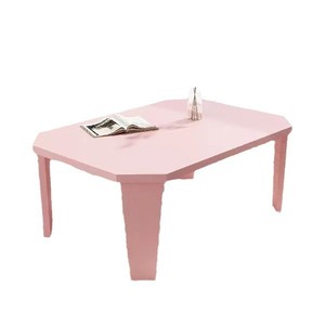 Mesa de Centro de Madera Sólida, Diseño Minimalista Moderno, Portátil, para Sala de Estar o Balcón, con Acabado en Madera Blanca - Product Image 5