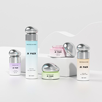 Nouvelle bouteille de cosmétiques 40 100 120 ml 50g lotion emballage fond épais bouteille cylindrique en verre ensemble de bouteilles de soins de la peau